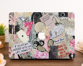 Modern Lady Collage Style Hard Protective Case Fit 2025 Air 15/13/11 Inch A3240 Macbook Pro 13/14/15/16 2024 M4 M3 M2 M1 Mac Laptop Cover