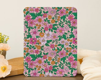 Retro Flowers Floral iPad Case, iPad Air 4/5 Case iPad 10 10.9" 2022 iPad Pro 12.9" 11" 10.9" 10.2" 9.7 inch iPad mini 6 iPad 2021 2020 Case