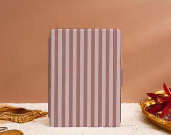 Custom Stripe Kindle 12th Gen Case, Personalize All New Colorsoft Cover, Kobo Clara Case with strap, Kindle Accessorie Gift for Books Lover