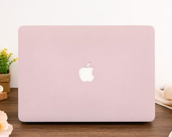 Niedliche Hellrosa Macbook Hartschalenkoffer für MacBook Air 11/13/15 Macbook Pro 13/14/15/16 Zoll M4 M3, Apple Laptop 2022 2021 2020 Abdeckung