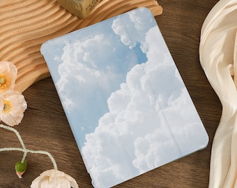 Schattige Cloud iPad-hoes, iPad Air 4/5-hoes iPad 10 10,9" 2022 iPad Pro 12,9" 11" 10,9" 10,2" 9,7 inch iPad mini 6 5 iPad 2022 2021 Air Case