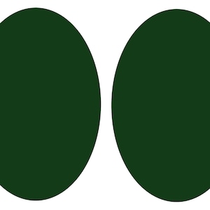 Dark Green Plain Cotton Iron On Elbow Knee Patches, Size and Shape Choice, Good Quality Washable Adhesive, Repair Customise