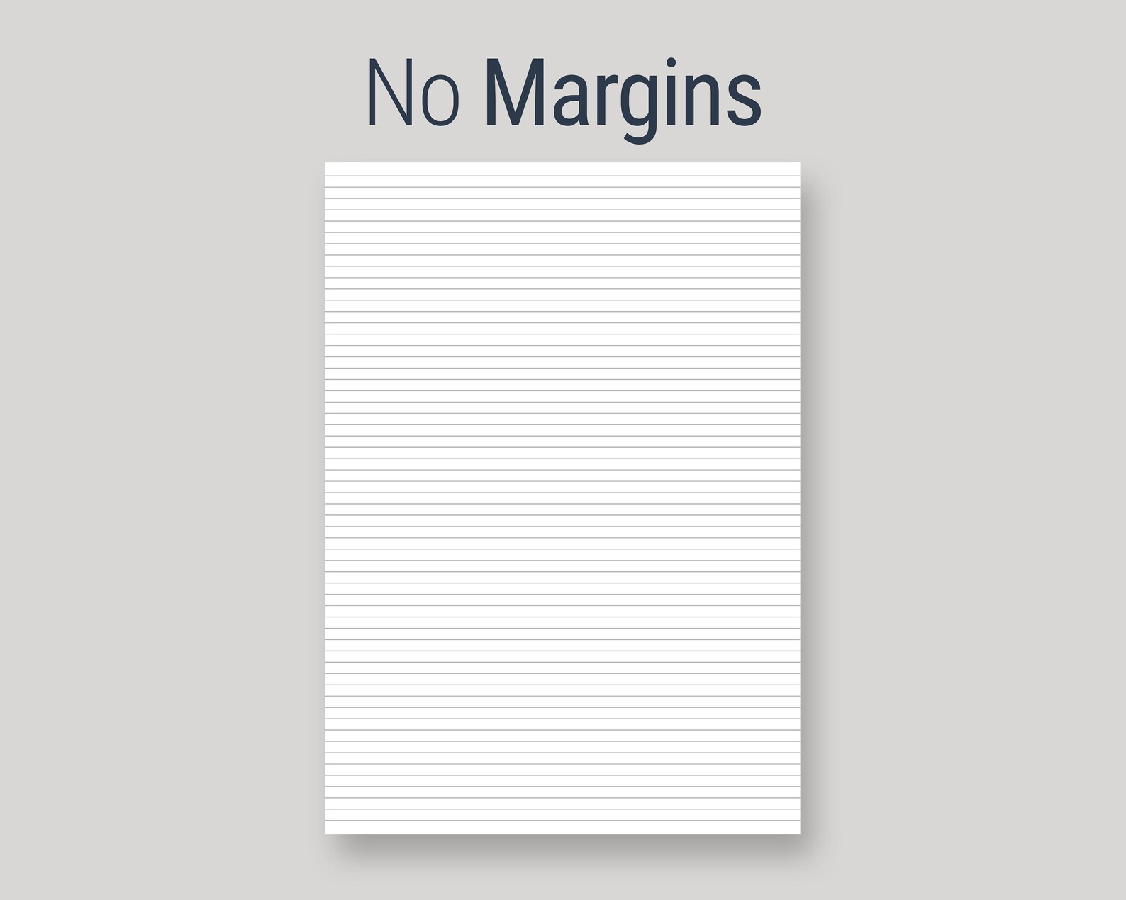 Printable Lined Paper A4 US Letter Printable Notebook - Etsy