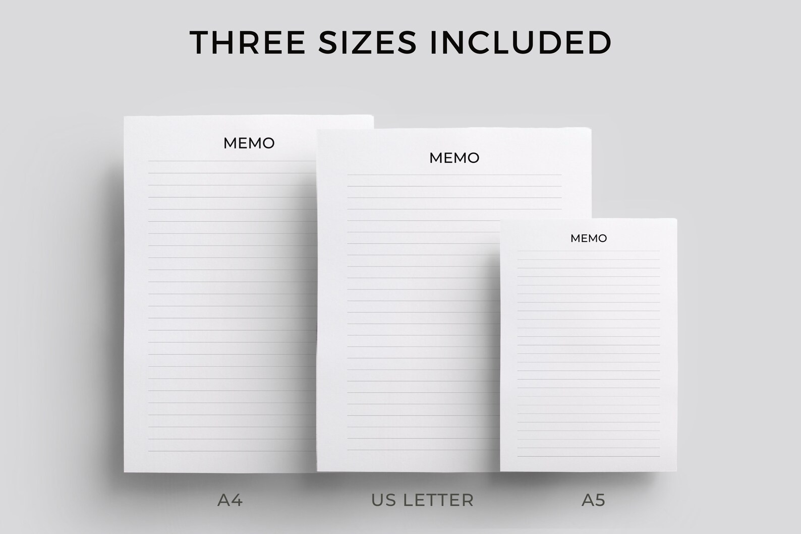 Printable Memo Sheet Simple Notes Paper Printable Easy-to-do | Etsy