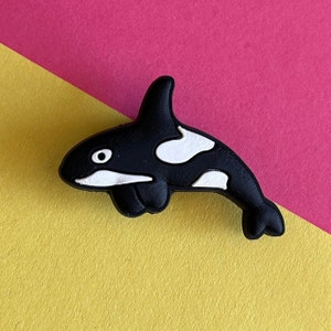 Killer Whale Orca Croc Shoe Charm accessory - shoe decoration
