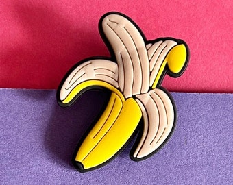 Banana Clog Charm | Fun PVC Shoe Decoration