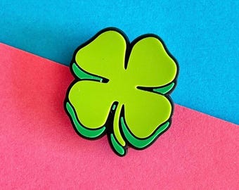 Lucky Four Leaf Clover Shoe Charm | PVC Clog Decoration