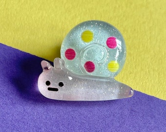 Snail Shoe Charm | 3D Resin Clog Decoration