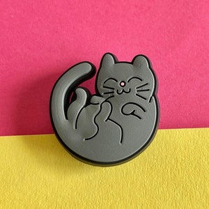Playful Cat PVC Shoe Charm | Clog Accessories