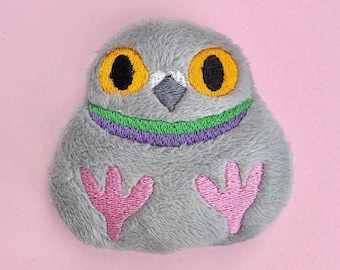 Peluche de paloma antiestrés / Juguete sensorial blando de cuentas de polietileno (7 cm)