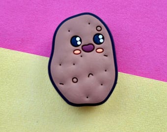 Colgante para zuecos con diseño de patata de la positividad / Accesorios para zapatos