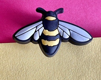 Bee Shoe Charm | PVC Clog Accessories