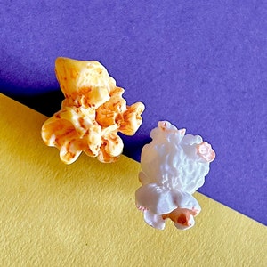 Fruit Flower Polymer Clay Beads 24 Style Cute Heart Mushroom - Temu