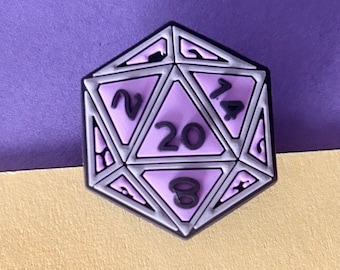 Polyhedral Dice Shoe Charm | Rubber Clog Decoration