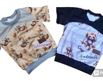 T-shirt for little cool babies size 74-80