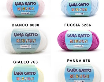 Lana Baby filato 100% Lana Merino super fine - Mignon Lana Gatto  Ferri 2.5 - 3