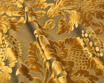 Damask velvet fabric for furnishings, bags, accessories. By the meter (multiples of 50 cm: 1 = 50 x 140 cm; 2 = 100 x 140 cm etc...)