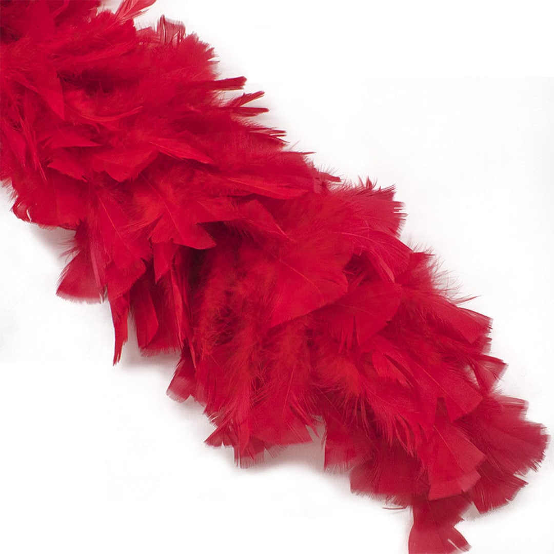 Maxi Feather Boa, High Quality. Red, Fuchsia, Black and White Etsy