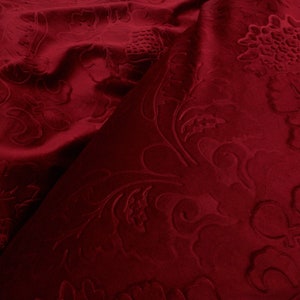 Brocade Velvet Fabric for furniture, bags, accessories. By the meter (multiples of 50 cm: 1 = 50 x 280 cm; 2 = 100 x 280 cm etc...)