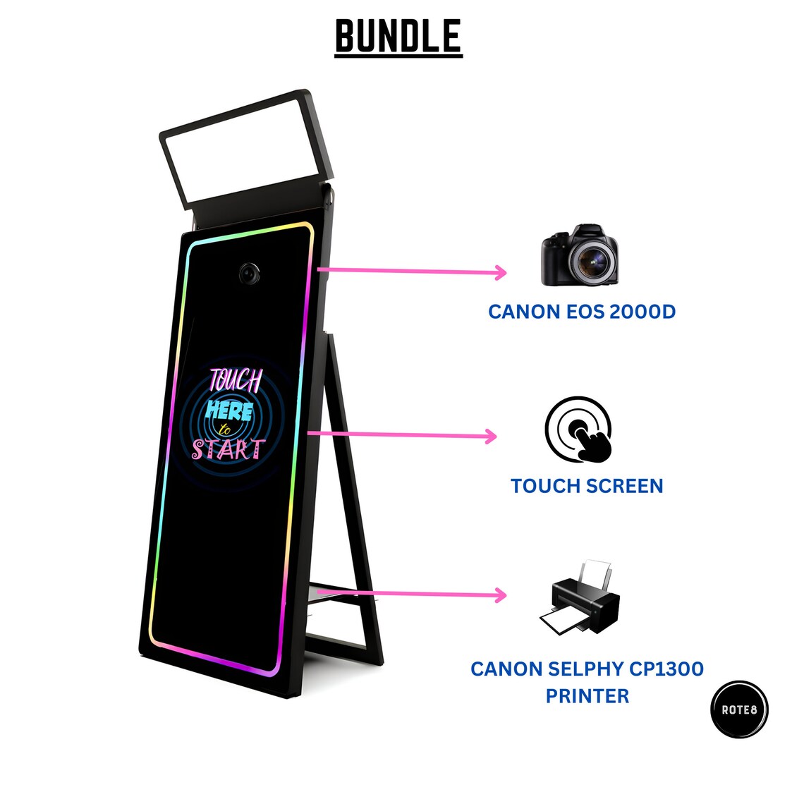 Magic Mirror Photo Booth/ Mirror Photo Booth / Wedding Photo Etsy