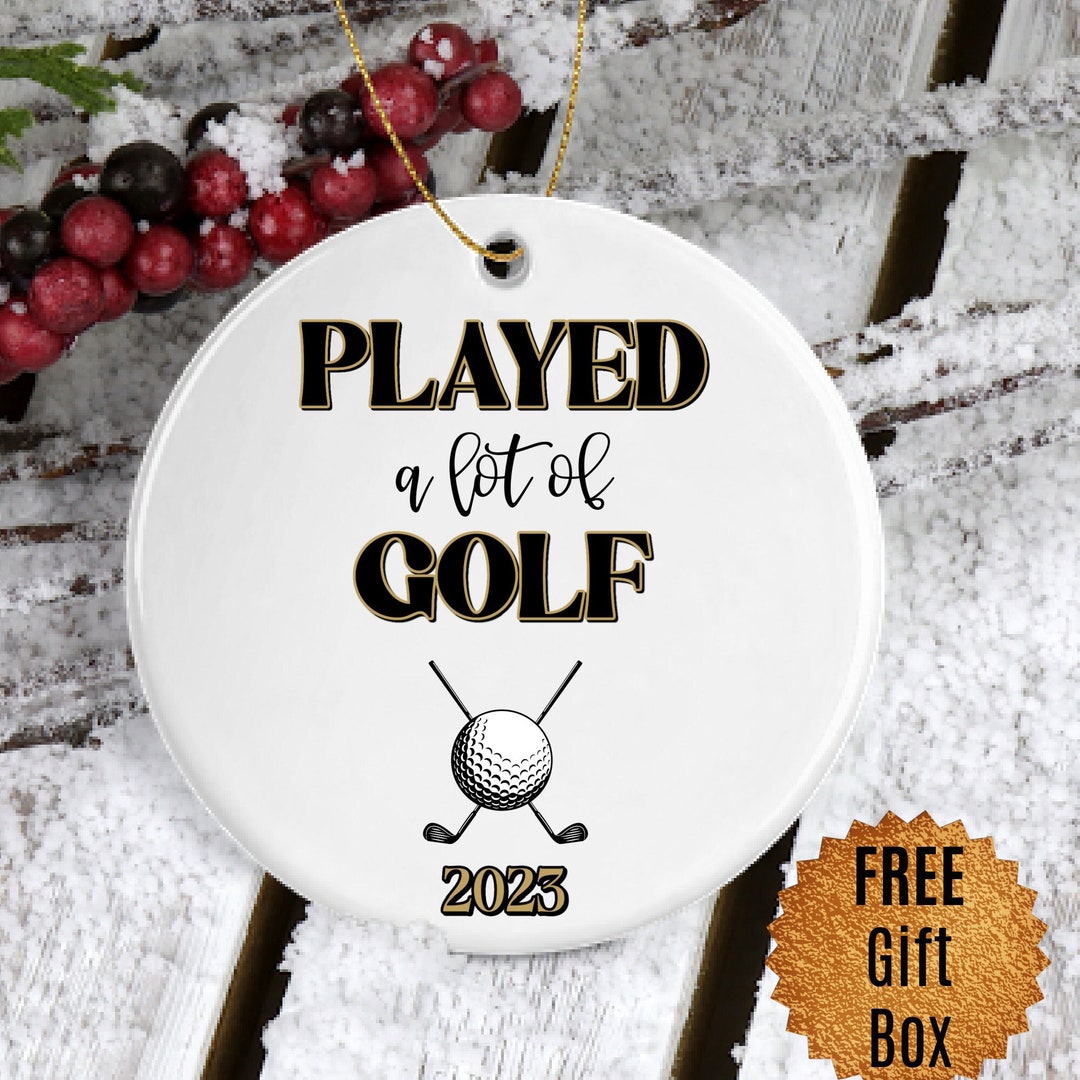 Golf Ornament, Golfer Gift, Golf Decor, Golf Christmas Ornament, Funny
