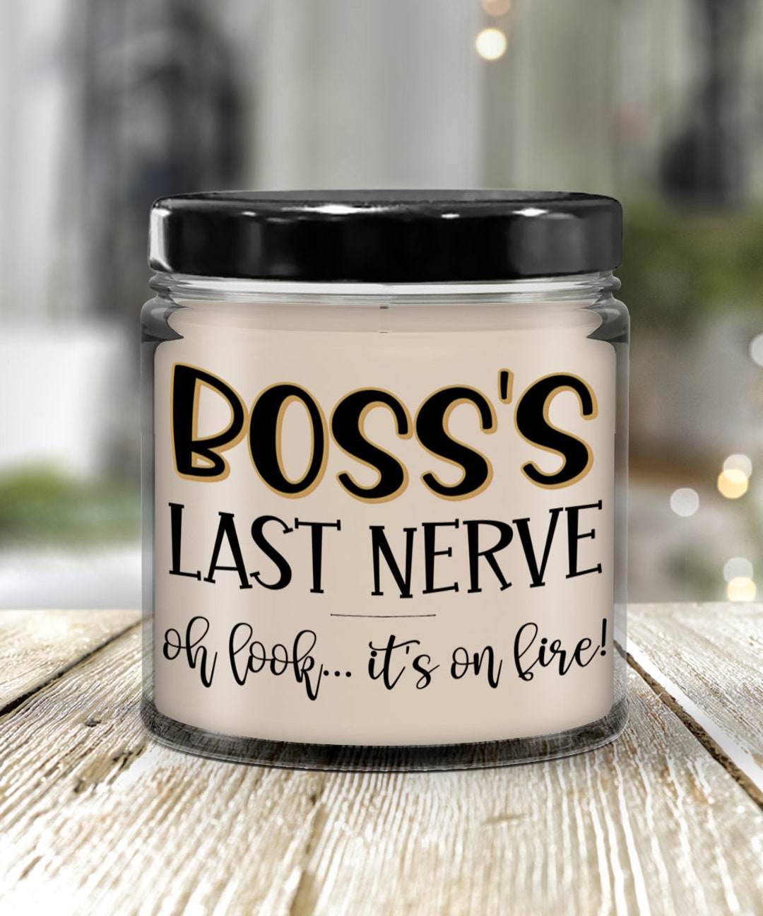  Boss Gifts for Men,Funny Christmas Gift for Boss,Vanilla Milk  Scented Candles,I Think Having Me for an Employee is Gift Enough,Perfect  Boss Naughty Idea Gift for Men in Boss Day : Home