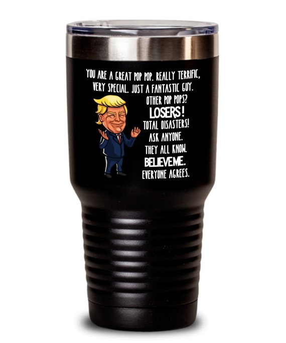 Best Grandpa Ever Tumbler 20Oz - Great Grandpa Trump Tumbler