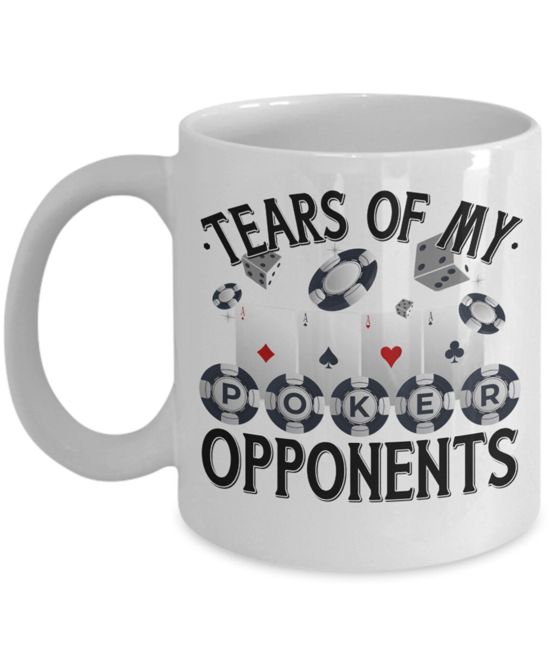 Poker Coffee Mug Funny Poker Player Gift Christmas Gift Etsy