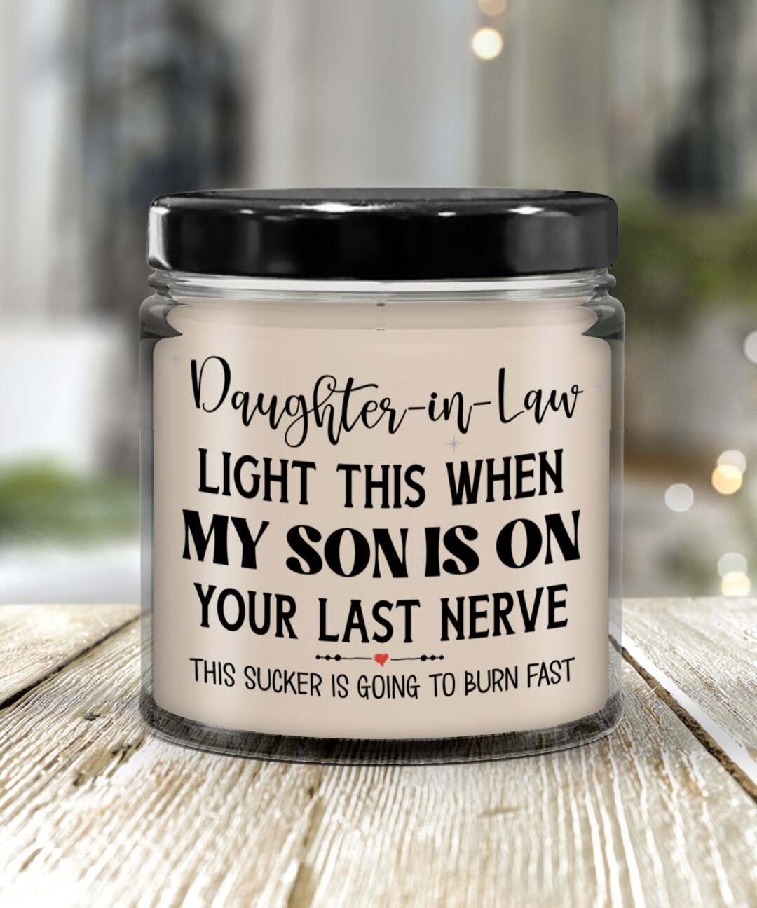 Daughter in Law Gift Funny Candle for Future Daughterinlaw Engagement
