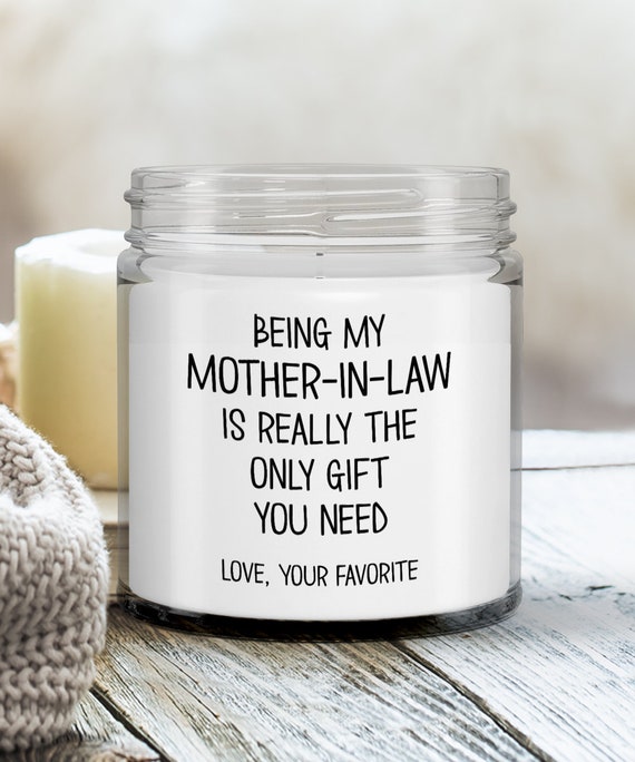 Funny Mother in Law Mothers Day Gift Candle, Funny Gift for Mother