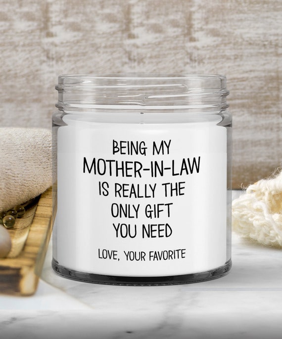 Funny Mother in Law Mothers Day Gift Candle, Funny Gift for Mother in Law,  Funny Candle Gift, Mother's Day Funny Candle for Mother in Law 