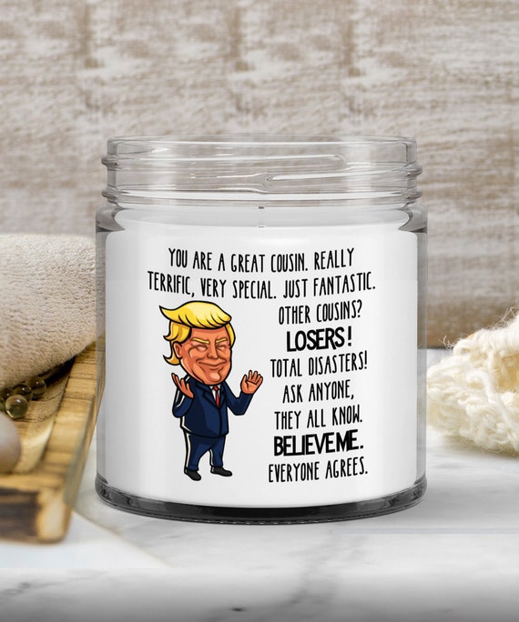 Funny Trump Soy Candle | Gag Gift Trump Gift Ideas