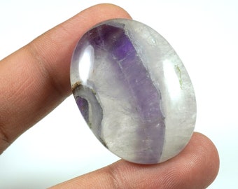 Mind Blowing Top Grade Quality Natural Fluorite Cabochon, Fluorite Gemstone, AAA Fluorite,Semi Stone For Jewelry Making 77.10Ct 40X30X8mm