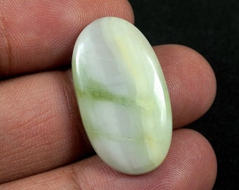 Cabujón de larsonita 100 % natural de excelente calidad, piedra preciosa de larsonita, larsonita AAA, para fabricación de semijoyas, 22,60 ct, 30 x 17 x 5 mm