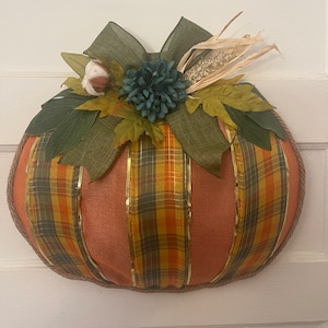 Fall Wreath, Farmhouse Fall Wreath, Fall Wreath for front door, Pumpkin Wreath, Front Porch Decor, Fall Decor