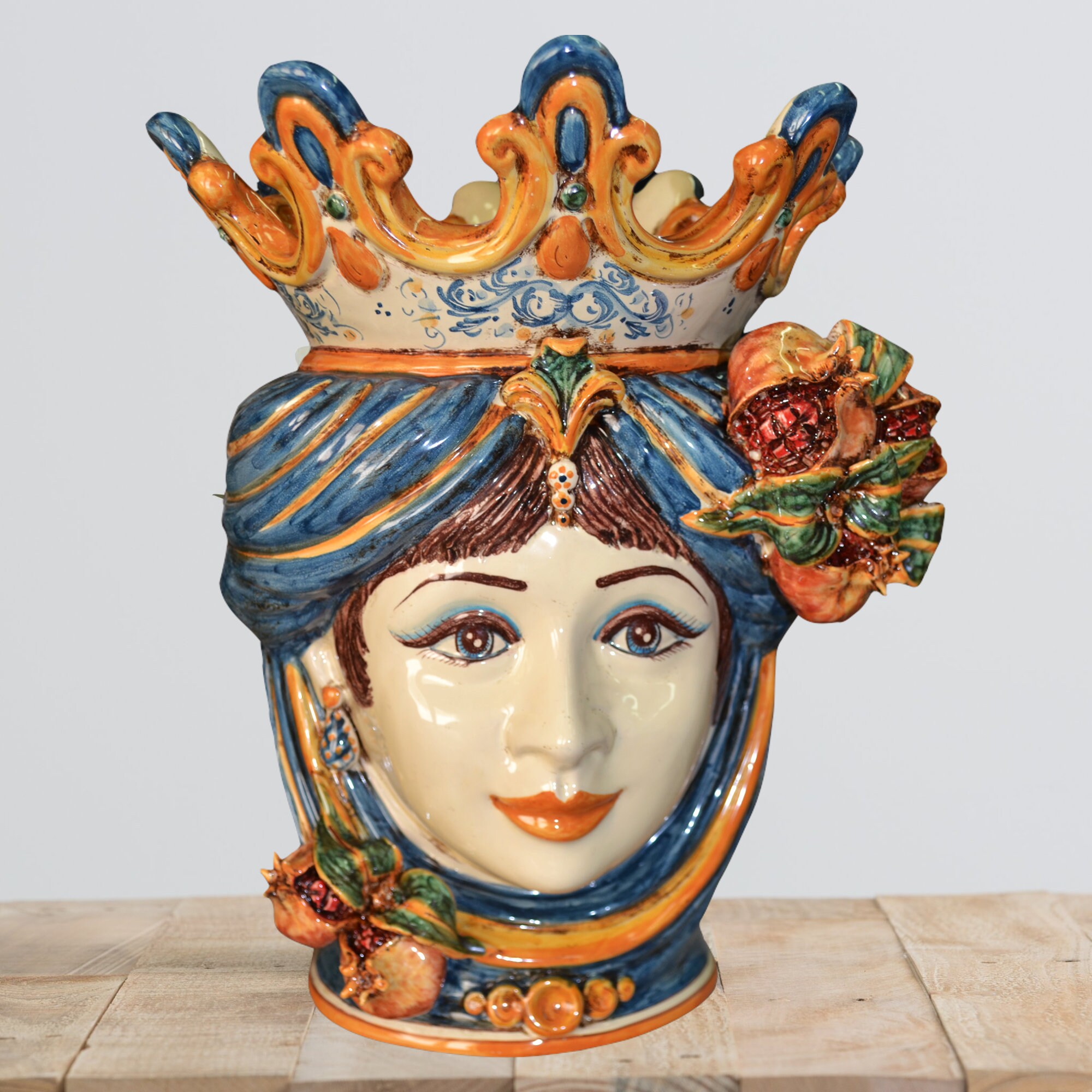 Sicilian Head Planter Etsy Canada