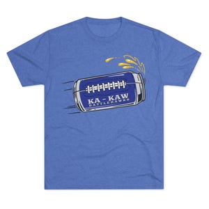 Ka-Kaw Beer in Flight Unisex Tri-Blend T-Shirt image 6