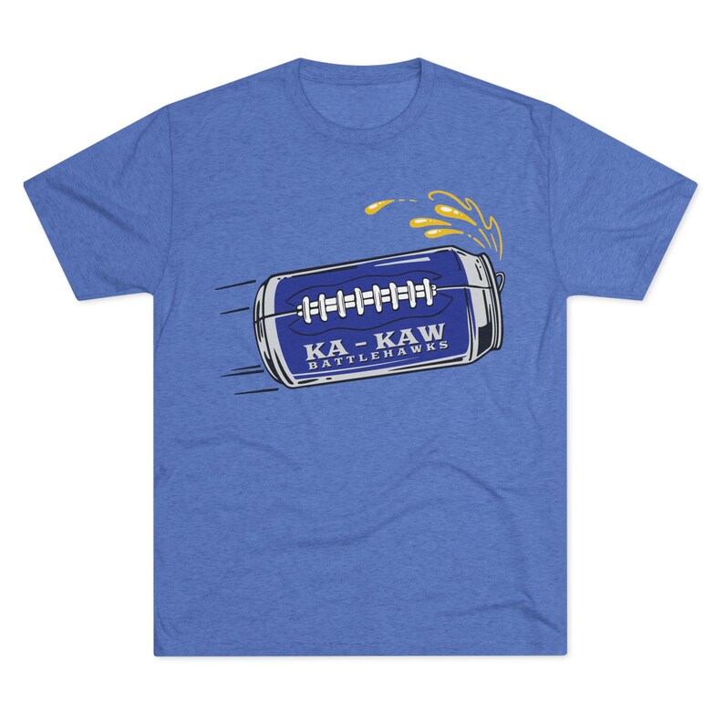Ka-Kaw Beer in Flight Unisex Tri-Blend T-Shirt image 6