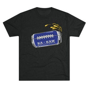 Ka-Kaw Beer in Flight Unisex Tri-Blend T-Shirt image 5