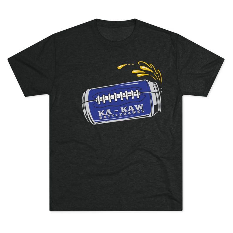 Ka-Kaw Beer in Flight Unisex Tri-Blend T-Shirt image 5