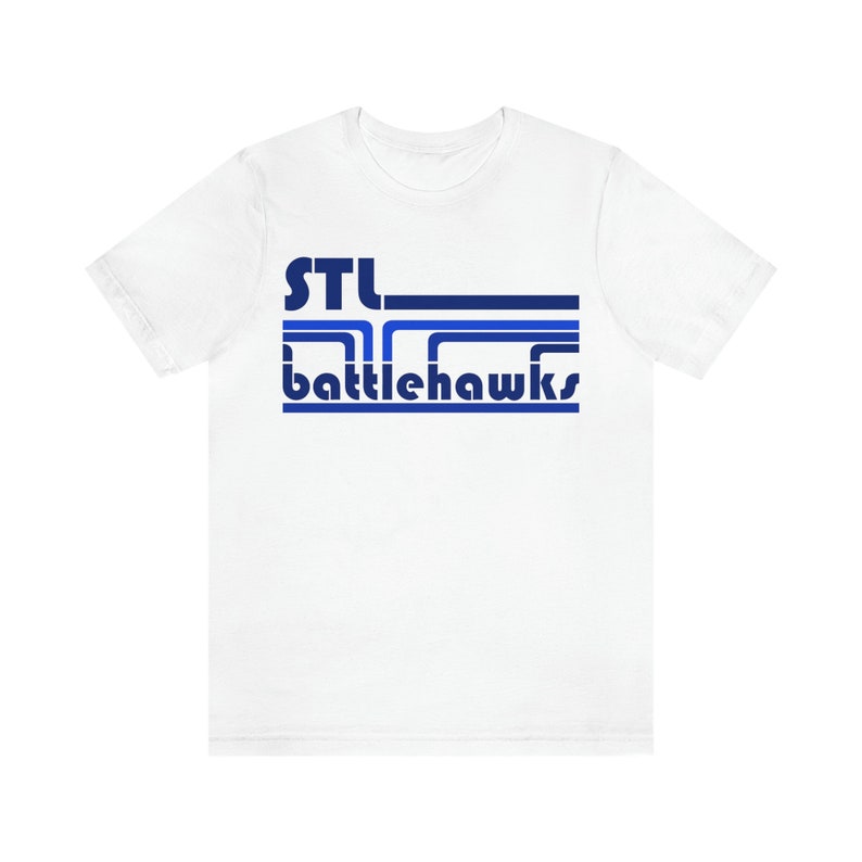 Retro Battlehawks Short Sleeve Tee image 5