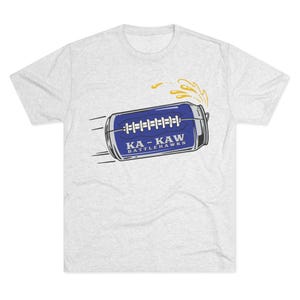 Ka-Kaw Beer in Flight Unisex Tri-Blend T-Shirt image 1