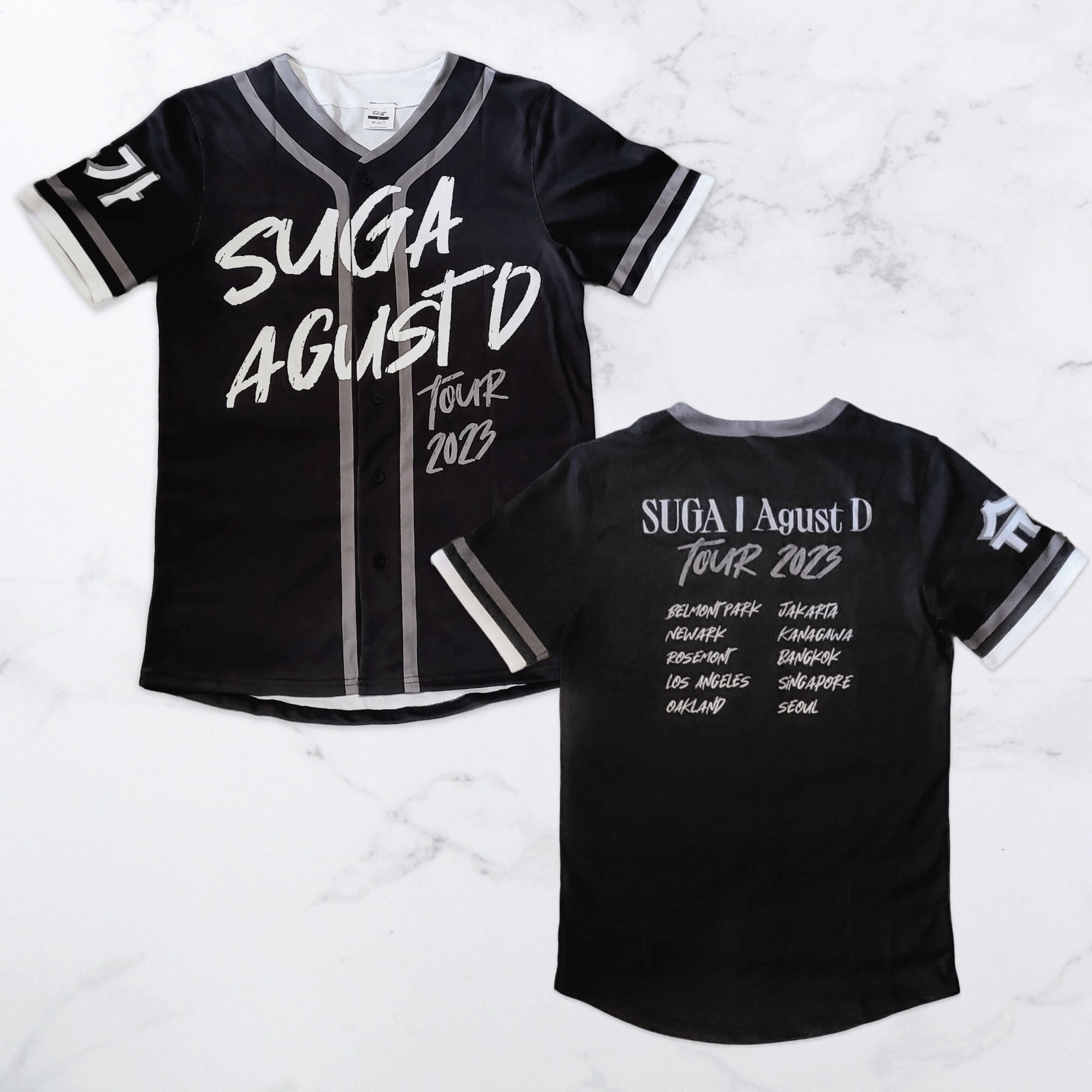 防弾少年団(BTS) - SUGA AgustD ソウルコン Tシャツ 限定 ティシャツ 会場限定 XL 防弾少年団(BTS) - SUGA AgustD 黒 Tシャツ 限定 ツアー ティ