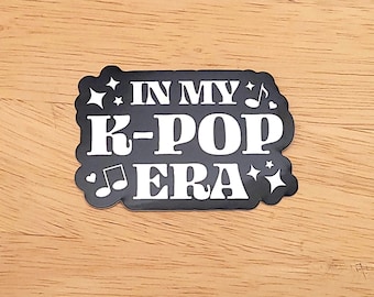 In My K-pop Era Holographic Sticker | Kpop Sticker Waterproof Decal