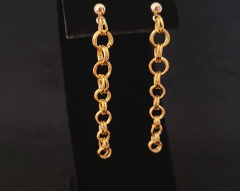 Kpop Demon Hunters Inspired Earrings for Huntr/x Rumi fan | Gold Dangle Earrings Jewelry Accessory for Kpop fan
