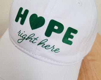Hope Right Here Adjustable Baseball Cap for BTS j-hope Kpop fan