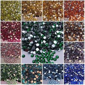 Pedrería pedrería 2 mm pedrería 100 piezas piedras DIY piedras brillantes elección de color imagen 1