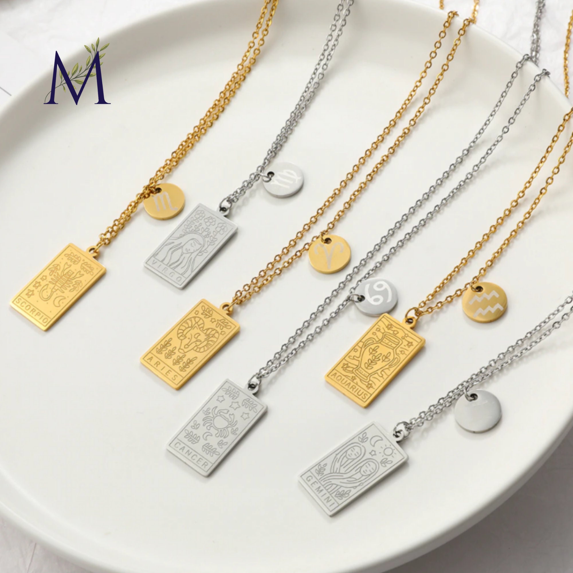 Zodiac Necklace - Etsy UK