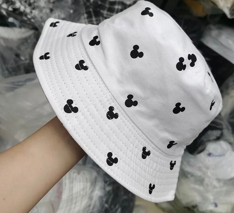 Mickey Mouse Bucket Hat Adult Size Etsy