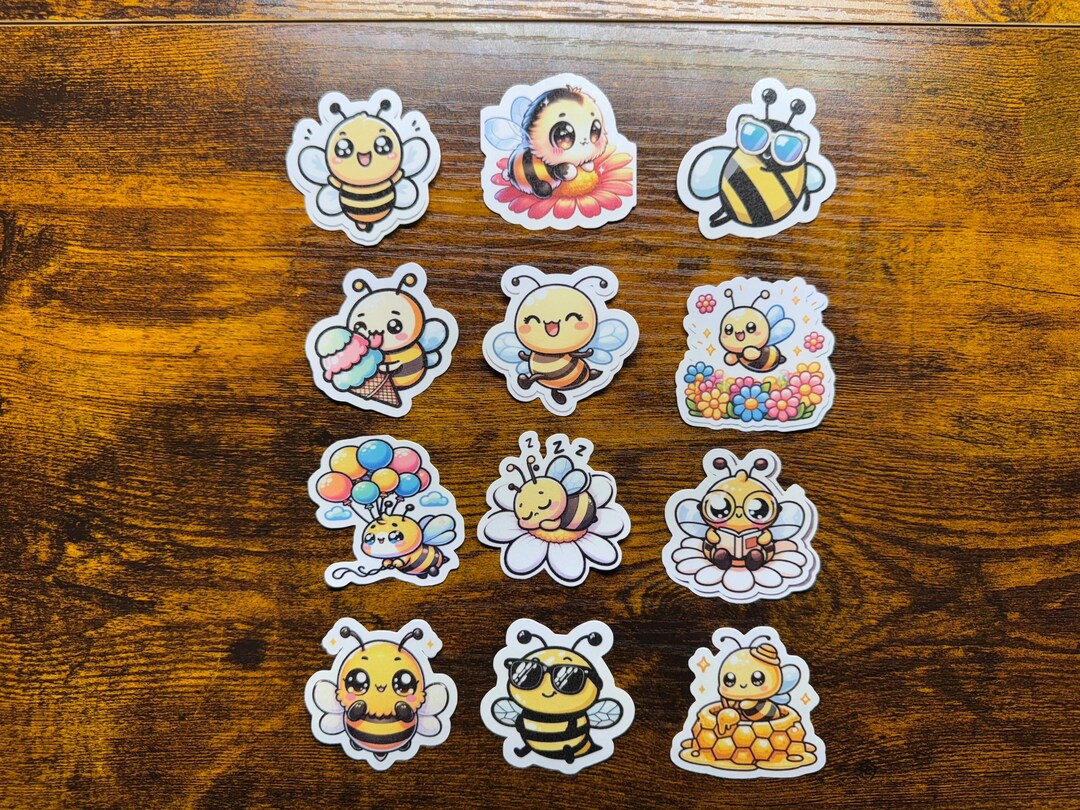 Bumble Bee Stickers - Etsy